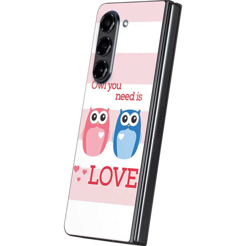 Owl Is All You Need Galaxy Z Fold5 5G Skin